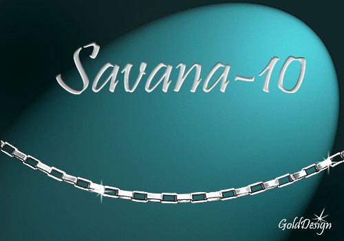 Savana 10 - řetízek stříbřený